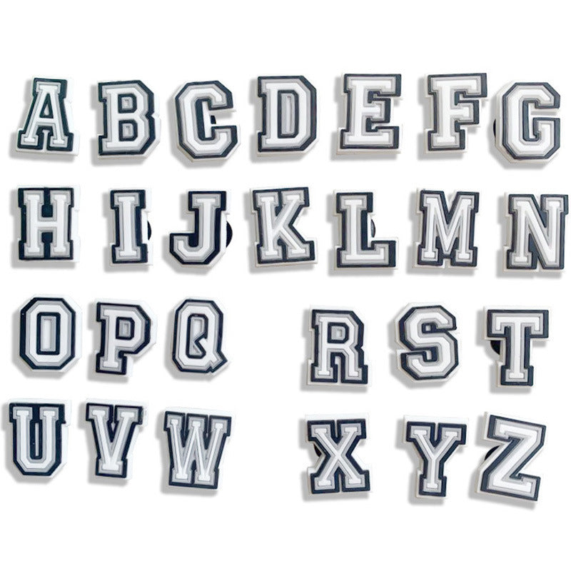 26pc Letters Charms
