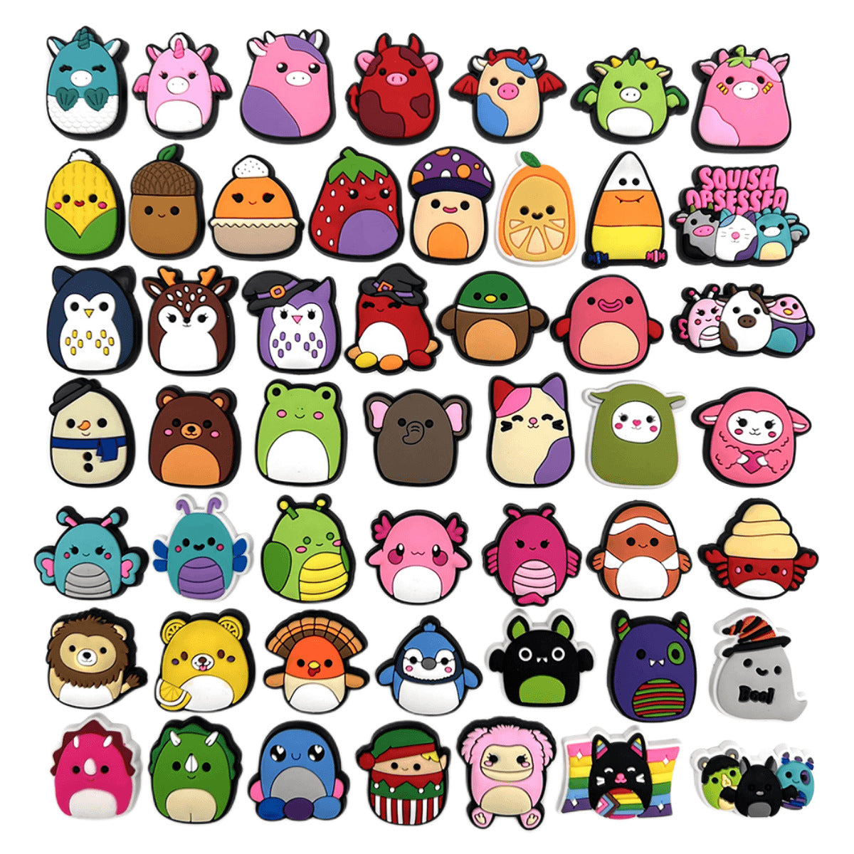 50pc Cute Animals Charms