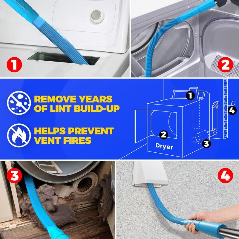 CleanVent Pro™: Effortless Lint Removal to Avoid Fire Hazards